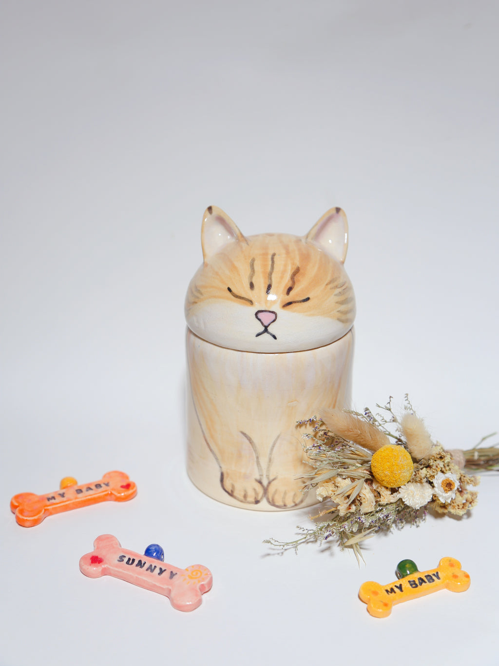 Cat Urn - Pet Handmade Urn