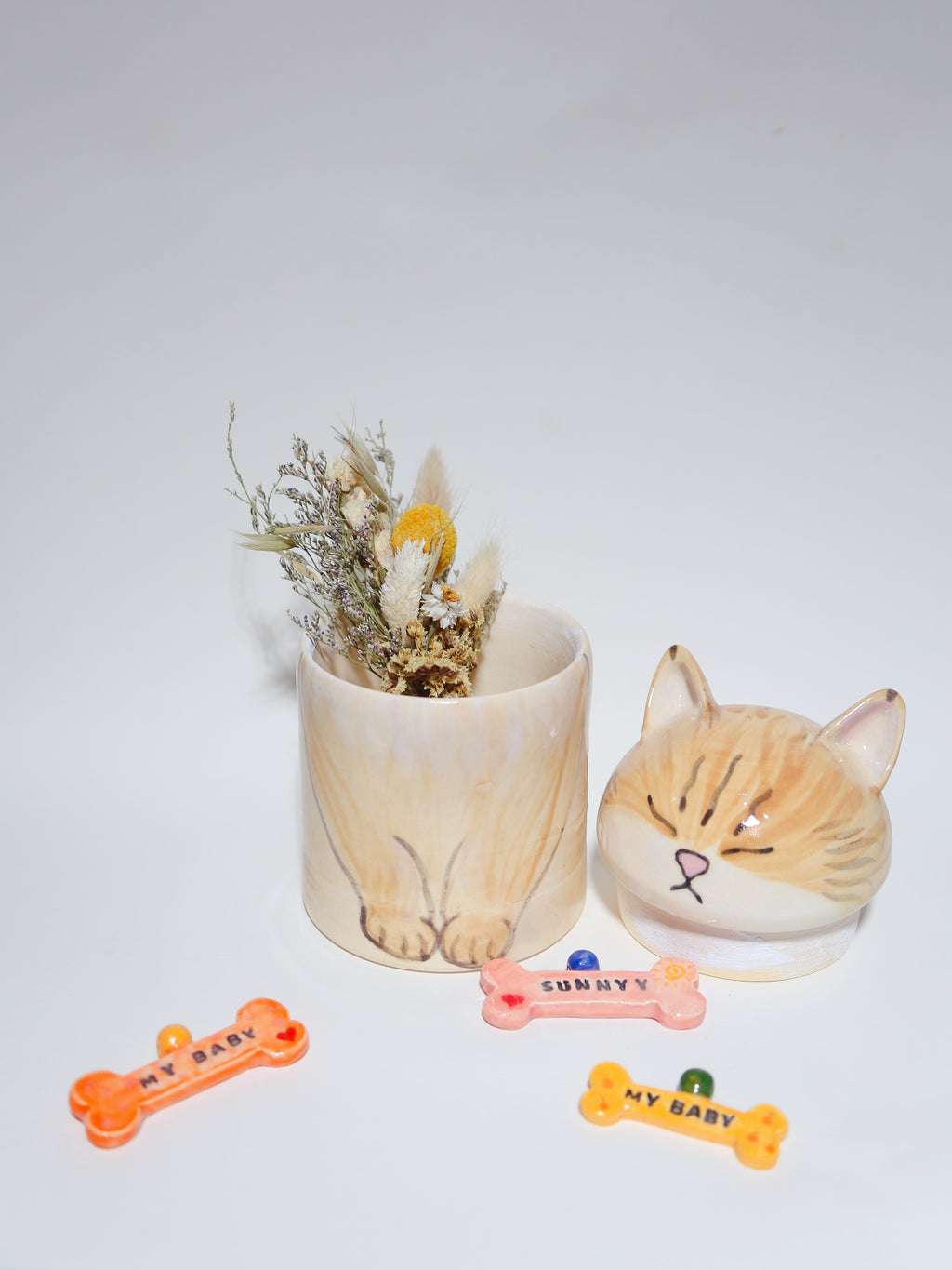 Cat Urn - Pet Handmade Urn