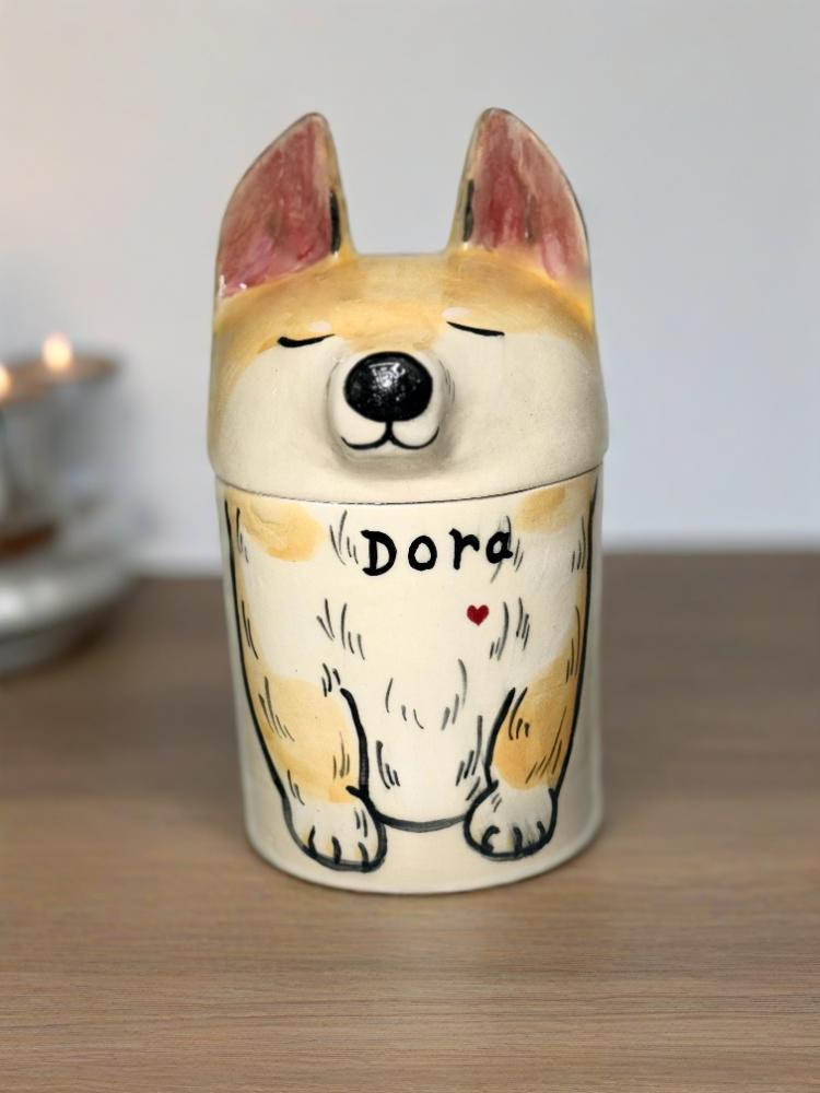 Animal Customized Urn - Pet Handmade Urn