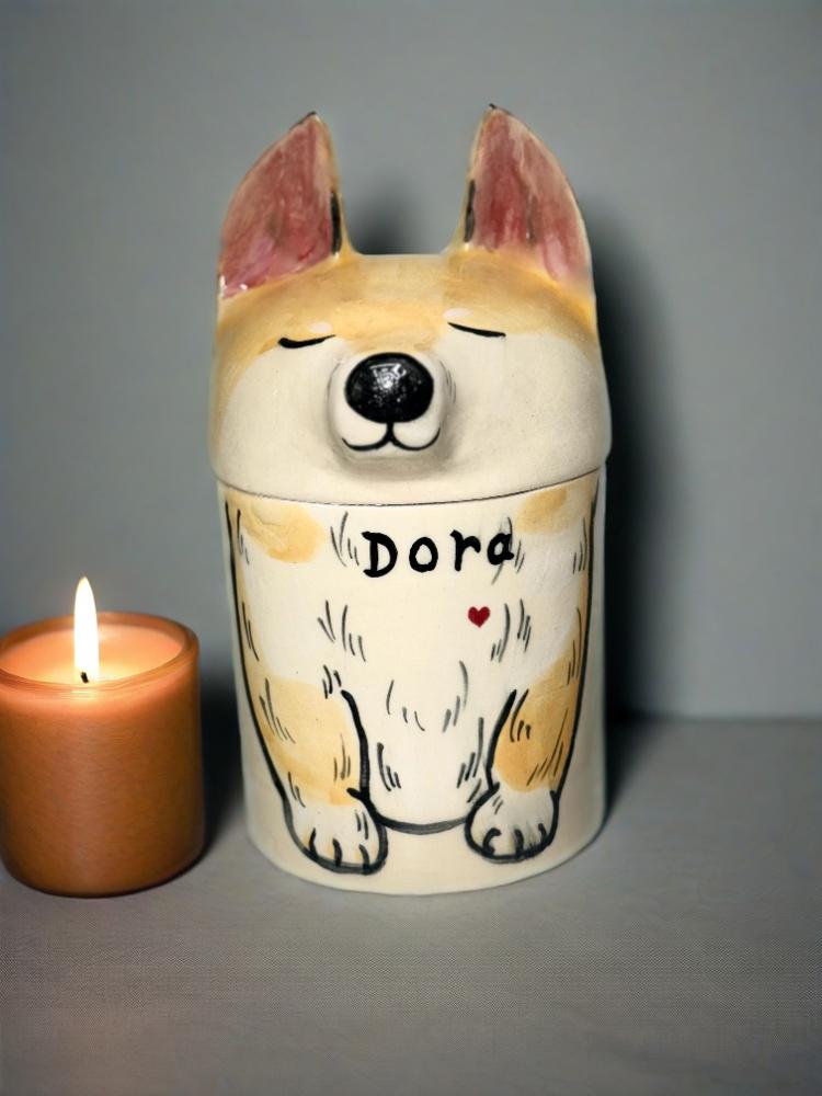 Dog Urn - Pet Handmade Urn