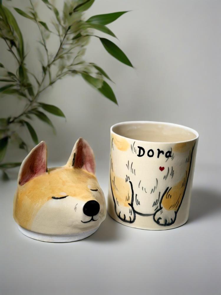 Dog Urn - Pet Handmade Urn